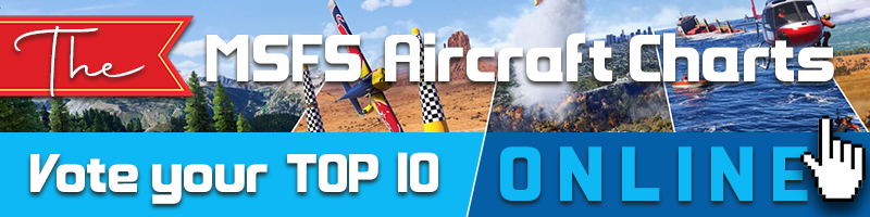 The MSFS Aircraft Charts Online - Vote your TOP 10